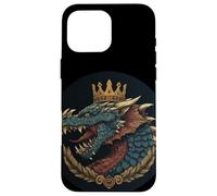 Royal Dragon Costume with Crown Case for iPhone 16 Pro Max