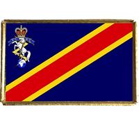 Royal Electrical And Mechanical Engineers Gold Colour Badge With A Velvet Bag