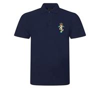 Royal Electrical & Mechanical Engineers REME Insignia Mens Embroidered Polo Shirt British Army Military Embroidery (UK, Alpha, 4XL, Regular, Regular, Navy)