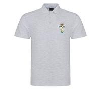 Royal Electrical & Mechanical Engineers REME Insignia Mens Embroidered Polo Shirt British Army Military Embroidery (UK, Alpha, XXL, Regular, Regular, Grey)