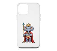 Royal Elephant Illustration Case for iPhone 12 mini