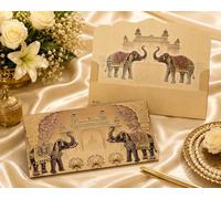 Royal Elephant Wedding Money & Shagun Envelopes, Pack of 10, Gift Covers