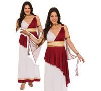 Rubies Women's White, Red, & Gold Royal Empress Costume Set (Standard Size) - Stunning Design, Perfect for Halloween, Parties, & Cosplay Events Halloween Halloween