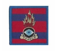 Royal Engineers Search Team Patch, Hook and Loop Backed, RE Colours, Military Woven Badge