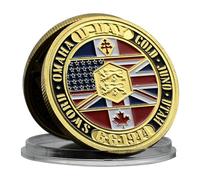 Royal Engineers Sword Beach Challenge Coin 6.6.1944 D.Day Normandy Landing Metal Medal with Plastic Case Art Craft