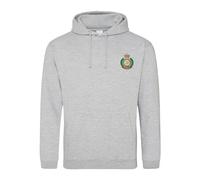 Royal Engineers The Sappers Embroidered Men's Hoodie British Army Insignia MOD Hooded Sweatshirt Embroidery ** 9 Colours Available ** (UK, Alpha, 3XL, Regular, Regular, Grey)