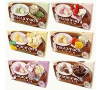 Royal Family Cacao Mochi Random Assorted 3 Flavours of Japanese Style Daifuku Sweet Rice Cake Desserts Snacks 80g (Pack of 3)
