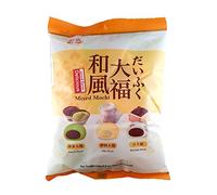 Royal Family Mixed Matcha, Milk & Red Bean Mochi, Rice, 250 g, (Pack of 1)