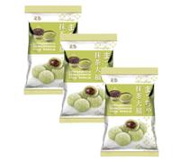 Royal Family Mochi Japanese Style Mochi Daifuku Sweet Rice Cake Desserts Snacks 120g - Matcha (Pack of 3) HALAL