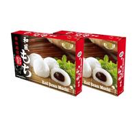 Royal Family Red Bean Flavour of Japanese Style Mochi Daifuku Sweet Rice Cake Desserts Snacks 6 Pieces 210g (Pack of 2) HALAL
