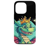 Royal Fantasy Design Dragon with Crown Case for iPhone 13 Pro
