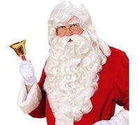 Royal Fashion Adult Santa Claus with Beard Eye Brows Wig for Men's Women's Hair Christmas Accessory Unisex Fancy Dress Costume