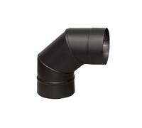 Flue Pipe 500mm Straight for 5" inch (125mm) RoyalFire Black One Size