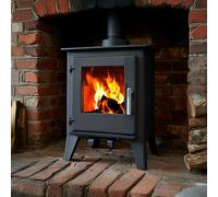 RoyalFire Milano 5kW Steel Multifuel Stove in Dark Grey RoyalFire Dark Grey