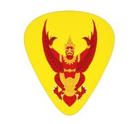 Royal Flag of Thailand 12 Pack Guitar Picks Plectrums,4 pieces in each of 3 sizes, Suitable for a wide range of stringed instruments