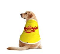 Royal Flag of Thailand Dog Shirt Vest Dog Clothes- Breathable Cooling for Big Dogs, Sun Protection Comfort Wear for Golden Retriever, Husky, Alaska Outdoor Activities XX-Large