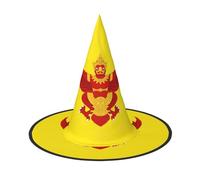 Royal Flag of Thailand Halloween Witches Hats Witch Headbands Wizard Hat Costume Accessories Cosplay for Party Masquerade Foldable 1