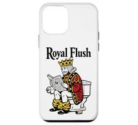 Royal Flush | Funny King Poker Playing Card On Toilet Case for iPhone 12 mini