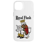 Royal Flush | Funny King Poker Playing Card On Toilet Case for iPhone 14 Plus