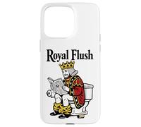 Royal Flush | Funny King Poker Playing Card On Toilet Case for iPhone 15 Pro Max
