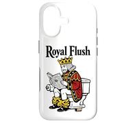 Royal Flush | Funny King Poker Playing Card On Toilet Case for iPhone 17