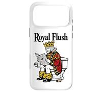 Royal Flush | Funny King Poker Playing Card On Toilet Case for iPhone 17 Pro Max