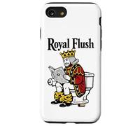 Royal Flush | Funny King Poker Playing Card On Toilet Case for iPhone SE (2020) / 7/8