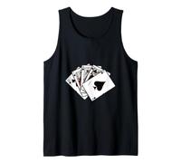 Royal Flush Poker Card Game Tank Top