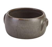 Royal Genware BP-AN3 Stoneware Terra Antigo Butter Pot, 90ml, Pack of 12