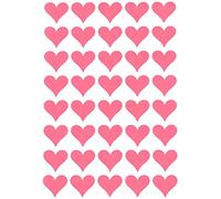 Royal Green 19MM (2CM) Pink Heart Stickers Decorative Craft Stickers Gift Heart Labels 1000 Pack