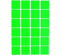 Royal Green 25 MM Neon Green Square Adhesive Labels 2.5 CM x 2.5 CM- 360 Pack