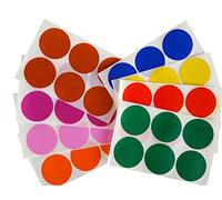 Royal Green 5cm Color Coding Labels Round Stickers dot Labels (50mm) - 8 Colors - 768 Pack