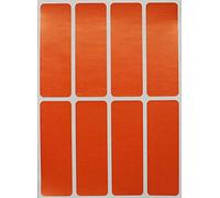 Royal Green 7.5cm x 2.5cm Sticky Labels for File Folders Orange Stickers Writable Rectangular Labels 120 Pack