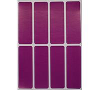 Royal Green 7.5cm x 2.5cm StickyLabels for Color Coding Rectangle Purple Stickers to Write-On 120 Pack