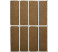 Royal Green 7.5cm x 2.5cm Writable Gift LabelsLabels for Color Coding Rectangle Kraft Stickers to Write-On 120 Pack