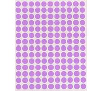 Royal Green Color Coding Labels 0.375 inch Round Sticky Label 3/8 Small Dot Stickers for Labeling Write on Surface 10mm, 7000-Pack (Pastel Purple)