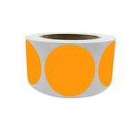 Royal Green Color-Coding Labels 2 inch Colored Label Rolls in Neon Orange 5cm (50mm) - 600 Pack