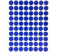 Royal Green Color Coding Labels - Round Stickers, Custom Circle Blank Labels for Easy Organizing Labels, Jars, Supplies, Boxes, Inventory for Office & Home - 50 Sheets, 1/2 Inch, Blue