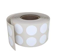 Royal Green Colour Sticky Dots 13mm White Round Labels Roll 1.3 Centimeters 1080 Labels Pack