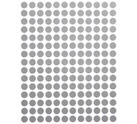 Royal Green Dot Stickers Labels 8mm Circle Sticker Label in Grey - 2520 Pack