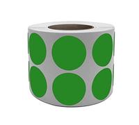 Royal Green Green Roll of Color Coding Labels 1.9cm Diameter Round Dot Stickers in Green 19mm 1050 Pack