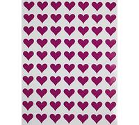Royal Green Heart Stickers 1.3cm (13mm) Purple Hearts Labels for Gift Packaging, Boxes, Crafting and Scrap-Booking 1050 Pack