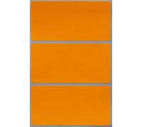 Royal Green Identification Name Badge Stickers in Neon Orange 4" inch X 2" inch (102 mm x 51 mm) - 150 Packs