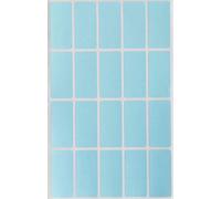 Royal Green Light Blue Colored File Stickers 4cm x 1.9cm - Color Code Labels Rectangular (40mm x 19m) - 300 Pack