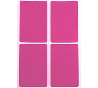 Royal Green Name Tag Stickers Pink Labels Colored Sticker in Rectangular Shape 7.5 cm x 5 cm (75mm x 50mm) -60 Pack