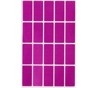 Royal Green Purple Colored Name Tags (40mm x 19mm) 4cm x 1.9cm - 1000 Pack
