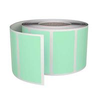 Royal Green Rectangle Color Coding Sticker Roll - Labelling Labels for Storage and Organization, 4cm x 1.9cm Labels for Labelling Name for Office Supplies, 500 Pieces (Pastel Green)