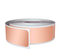 Royal Green Rectangle Labels, 3x1 Inches, Sticker Roll - 250 Pack | Rose Gold writable labels with permanent adhesive. Great for bins, boxes, inventory, shipping & organization.