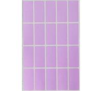 Royal Green Rectangular Colored Labels 1.57inch x 0.75 inch - Rectangle Color Code Stickers in Pastel Purple - 100 Pack