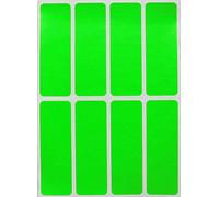 Royal Green Rectangular Sticker Color Coded Write on Labels for Organizing, Moving, & Mailing, 3x1 inch Stickers Writable Labels & Tags for Home, Office, and School Projects, 400-Pack (Neon Green)